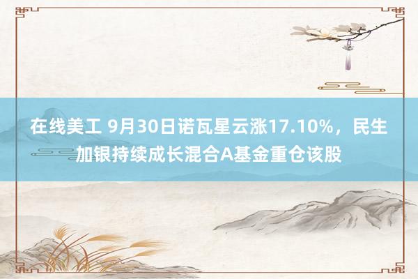 在线美工 9月30日诺瓦星云涨17.10%，民生加银持续成长混合A基金重仓该股